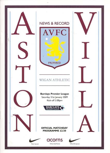 Aston Villa FC v Wigan Athletic FC